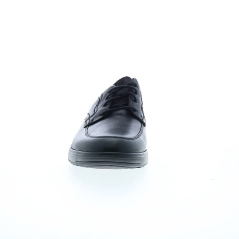 Rockport Noah Apron Toe Mens Black Wide Oxfords & Lace Ups Casual Shoes