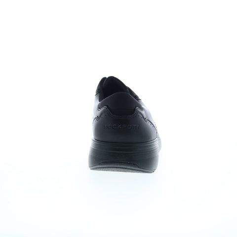 Rockport Noah Apron Toe Mens Black Wide Oxfords & Lace Ups Casual Shoes