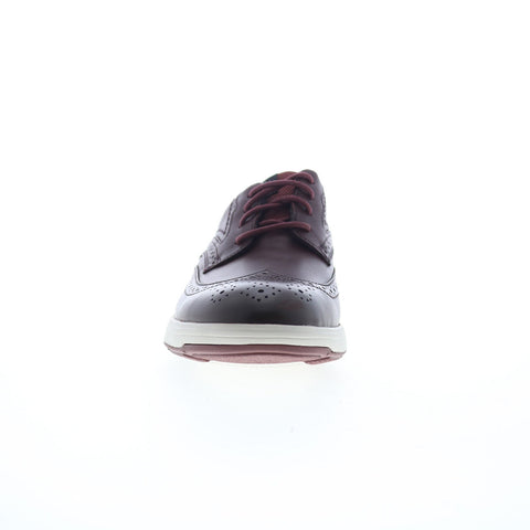 Rockport Noah Wingtip Mens Burgundy Wide Oxfords Wingtip & Brogue Shoes