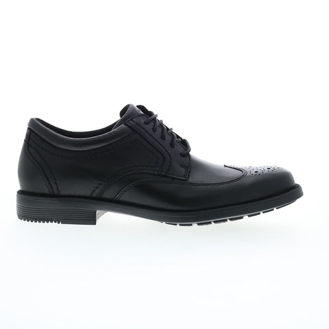 Rockport Isaac Wingtip Mens Black Oxfords & Lace Ups Wingtip & Brogue Shoes