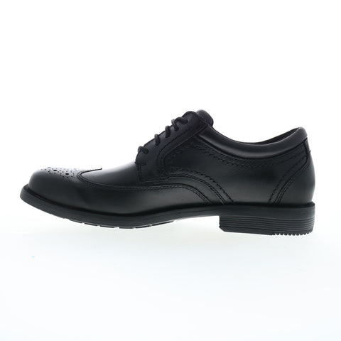 Rockport Isaac Wingtip Mens Black Wide Oxfords Wingtip & Brogue Shoes