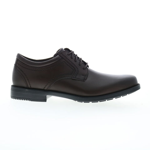 Rockport Isaac Plain Toe Mens Brown Oxfords & Lace Ups Plain Toe Shoes