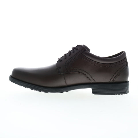 Rockport Isaac Plain Toe CJ3202 Mens Brown Wide Oxfords Plain Toe Shoes