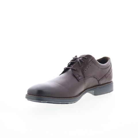 Rockport Next Gen Plain Toe Mens Brown Wide Oxfords & Lace Ups Shoes