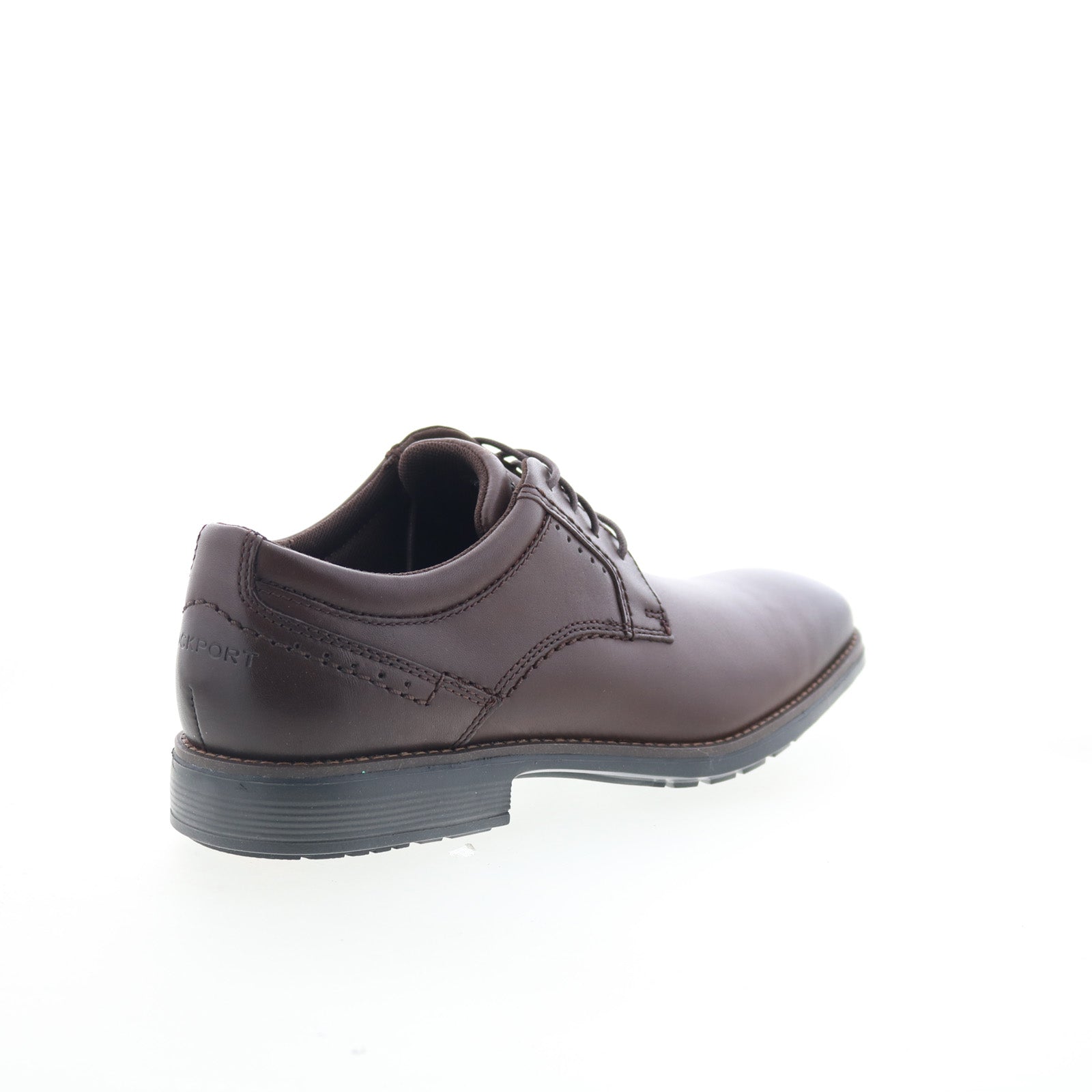 Rockport Dark Brown Leather Derby Lace-Up Shoes Men main image 2