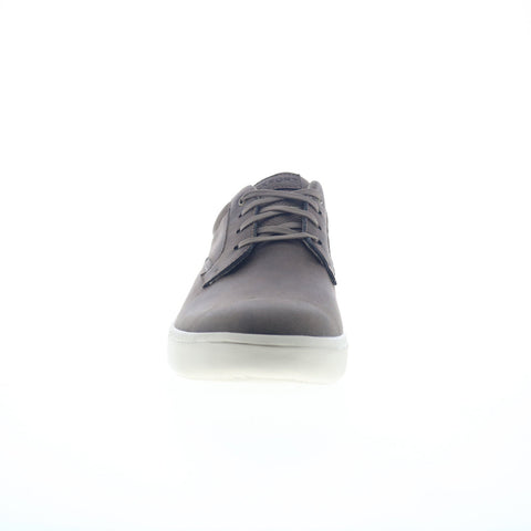 Rockport Colle Plain Toe Mens Gray Wide Canvas Lifestyle Sneakers Shoes