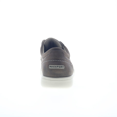 Rockport Colle Plain Toe CJ3214 Mens Gray Canvas Lifestyle Sneakers Shoes