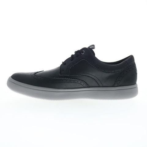 Rockport Colle Wing Tip Mens Black Wide Oxfords Wingtip & Brogue Shoes
