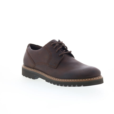 Rockport Maverick Plain Toe Oxford Mens Brown Oxfords Plain Toe Shoes