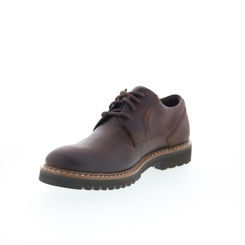 Rockport Maverick Plain Toe Oxford Mens Brown Wide Oxfords Plain Toe Shoes