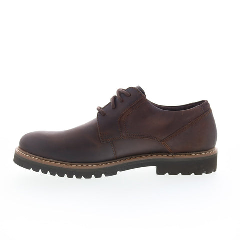 Rockport Maverick Plain Toe Oxford Mens Brown Wide Oxfords Plain Toe Shoes