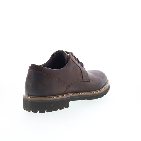Rockport Maverick Plain Toe Oxford Mens Brown Wide Oxfords Plain Toe Shoes