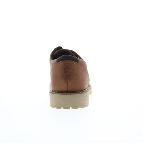 Rockport Maverick Plain Toe Oxofrd Mens Brown Oxfords Plain Toe Shoes