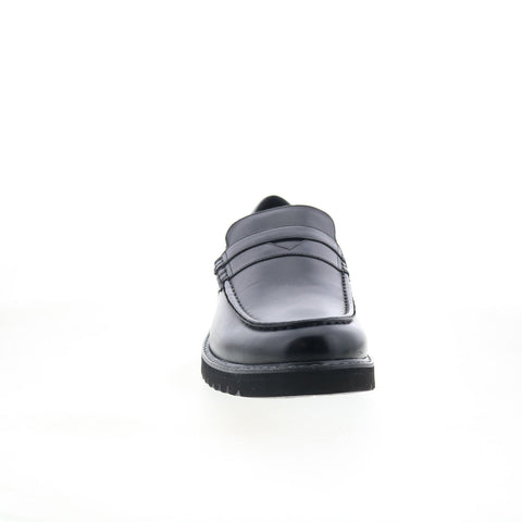 Rockport Maverick Penny Mens Black Wide Loafers & Slip Ons Penny Shoes