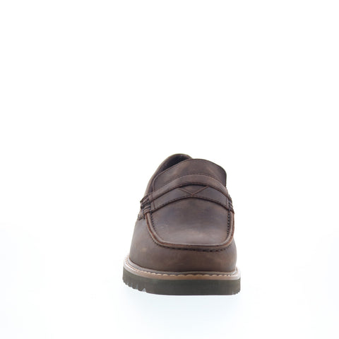 Rockport Maverick Penny CJ3771 Mens Brown Wide Loafers & Slip Ons Penny Shoes