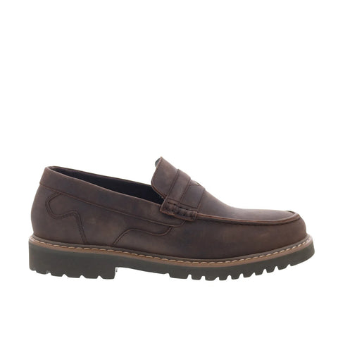 Rockport Maverick Penny CJ3771 Mens Brown Wide Loafers & Slip Ons Penny Shoes
