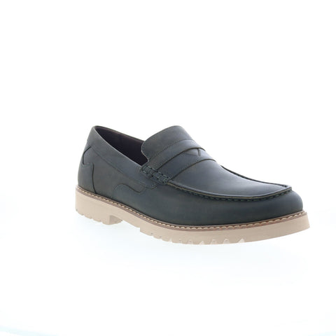 Rockport Maverick Penny CJ3841 Mens Green Loafers & Slip Ons Penny Shoes