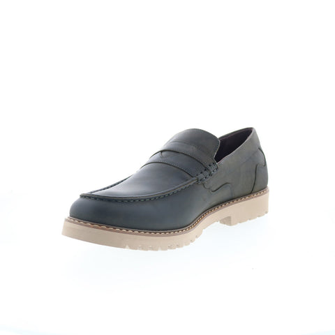 Rockport Maverick Penny CJ3841 Mens Green Loafers & Slip Ons Penny Shoes
