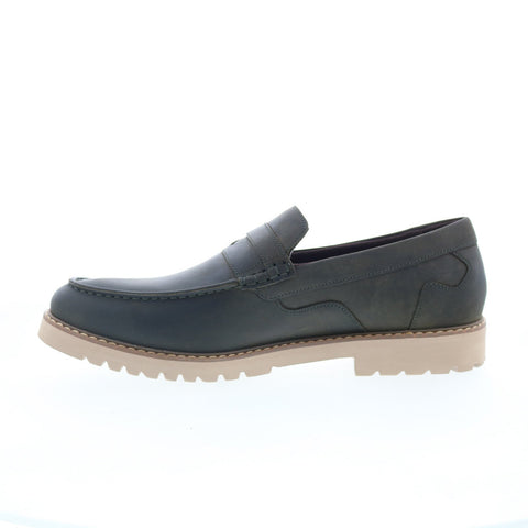 Rockport Maverick Penny CJ3841 Mens Green Loafers & Slip Ons Penny Shoes
