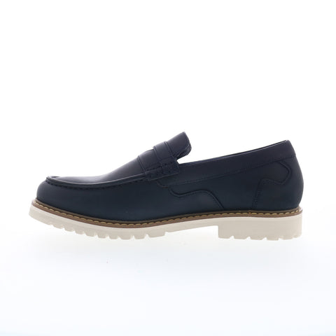 Rockport Maverick Penny CJ3842 Mens Blue Loafers & Slip Ons Penny Shoes
