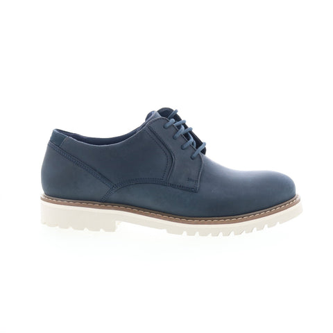 Rockport Maverick Plain Toe Oxford Mens Blue Oxfords Plain Toe Shoes