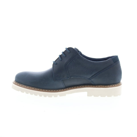 Rockport Maverick Plain Toe Oxford Mens Blue Oxfords Plain Toe Shoes
