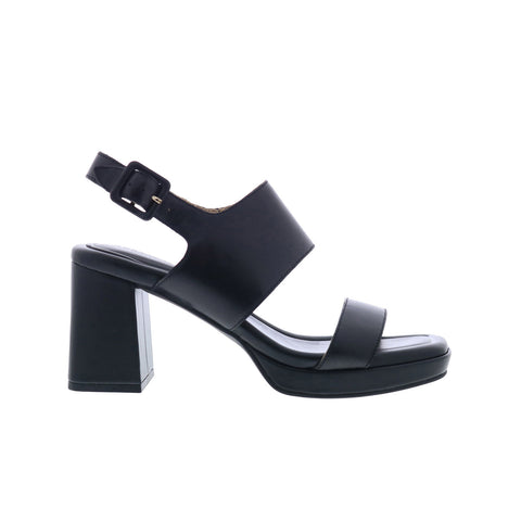 Rockport Aurielia 2 Band Sandal CJ4516 Womens Black Heeled Sandals Shoes