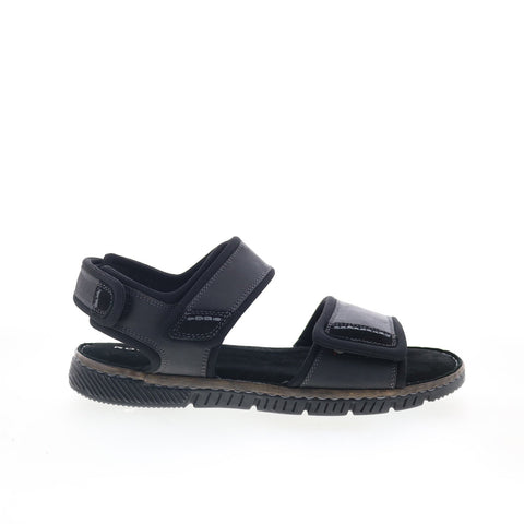 Rockport Jasper Quarter Strap CJ4594 Mens Black Wide Sport Sandals Shoes