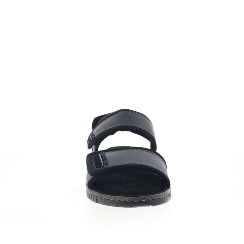 Rockport Jasper Quarter Strap CJ4594 Mens Black Wide Sport Sandals Shoes