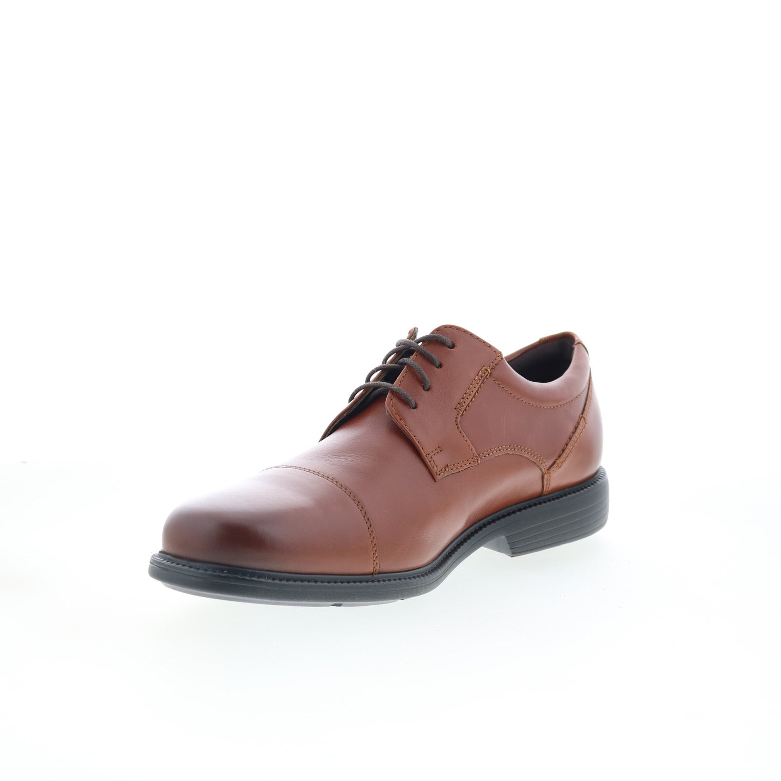 Rockport Charles Road Cap Toe Mens Brown Wide Oxfords & Lace  display picture 2