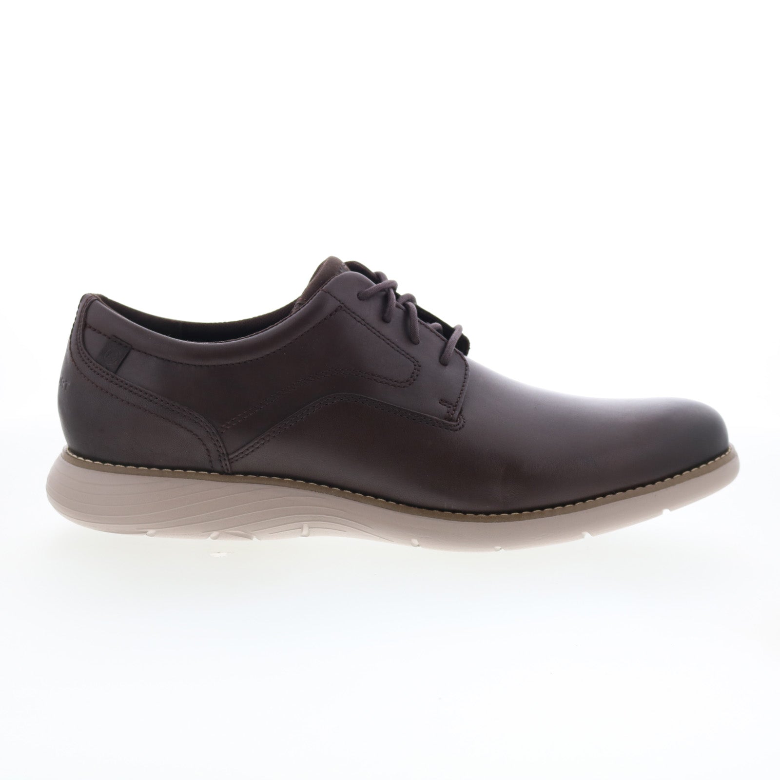 Rockport Garett Plain Toe Mens Brown Oxfords & Lace Ups Plain Toe Shoe ...
