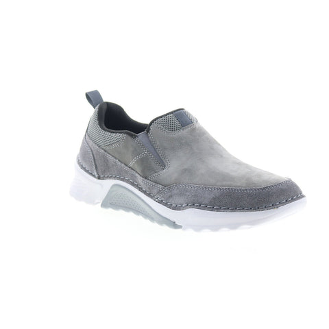 Rockport Rocsports Slip On CI3193 Mens Gray Nubuck Lifestyle Sneakers Shoes