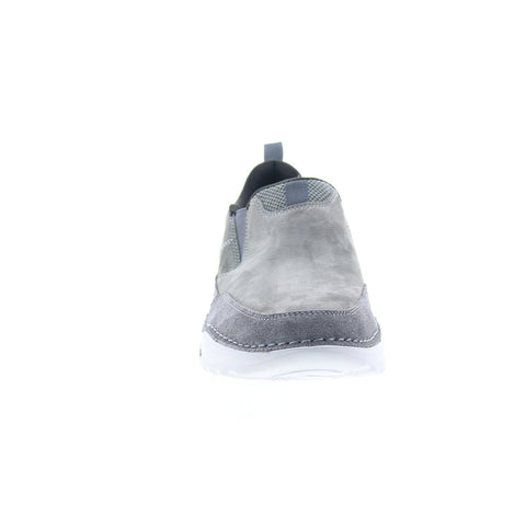 Rockport Rocsports Slip On CI3193 Mens Gray Nubuck Lifestyle Sneakers Shoes