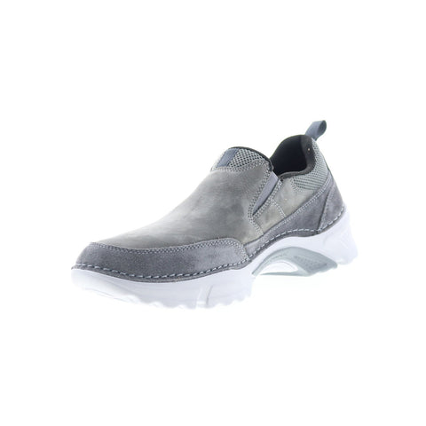Rockport Rocsports Slip On CI3193 Mens Gray Nubuck Lifestyle Sneakers Shoes