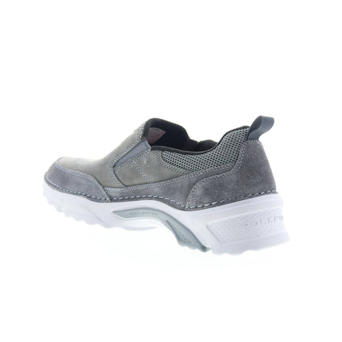 Rockport Rocsports Slip On CI3193 Mens Gray Nubuck Lifestyle Sneakers Shoes