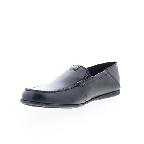 Rockport Malcom Step Back Mens Black Wide Loafers & Slip Ons Casual Shoes