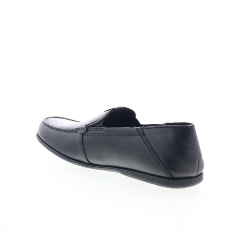 Rockport Malcom Step Back Mens Black Wide Loafers & Slip Ons Casual Shoes