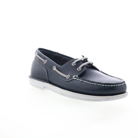 Rockport Perth CI8402 Mens Blue Slip On Loafers & Slip Ons Boat Shoes