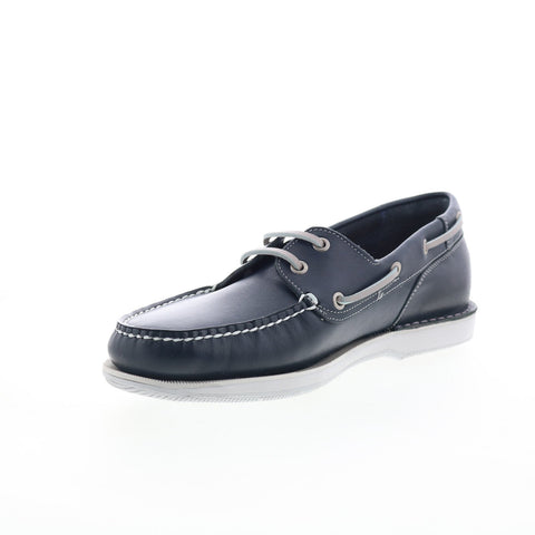 Rockport Perth CI8402 Mens Blue Slip On Loafers & Slip Ons Boat Shoes