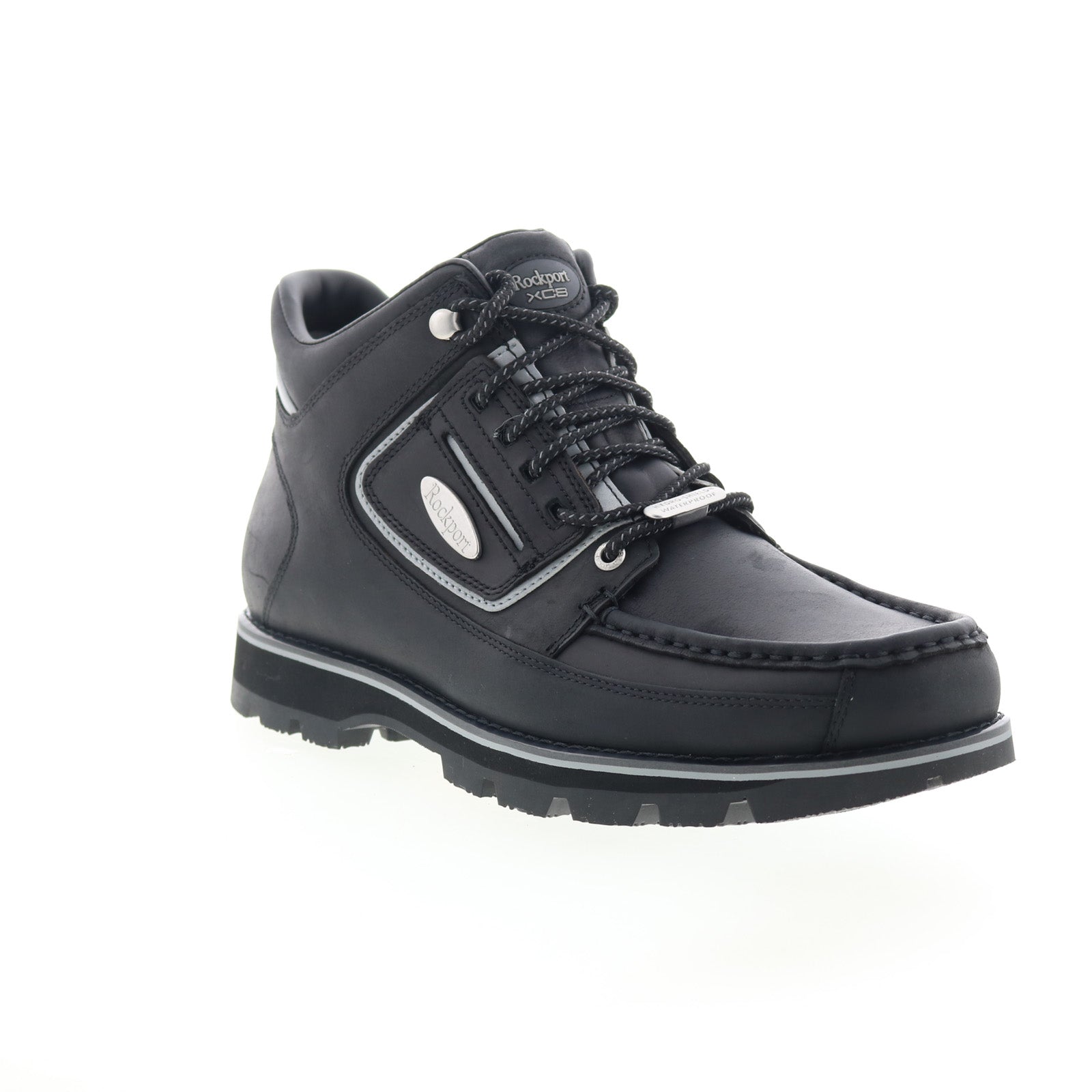 New Rockport Goretex Black Leather dress boots Men main image 3