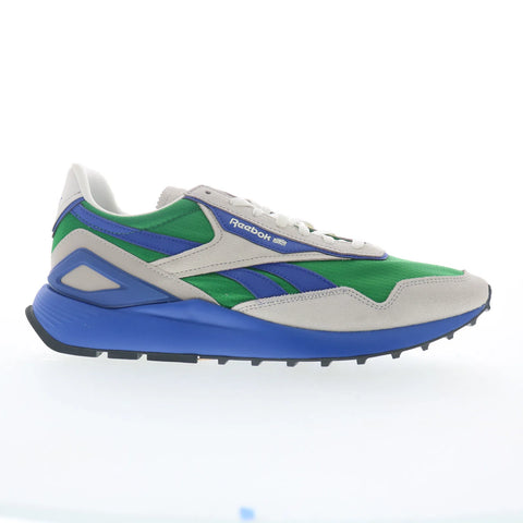 Reebok Classic Legacy AZ Mens Blue Suede Lace up Lifestyle Sneakers Shoes