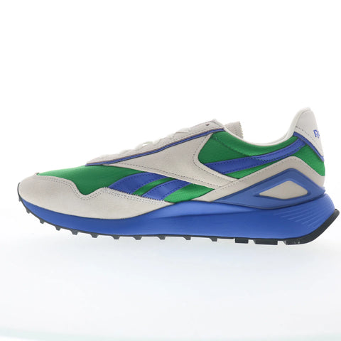Reebok Classic Legacy AZ Mens Blue Suede Lace up Lifestyle Sneakers Shoes