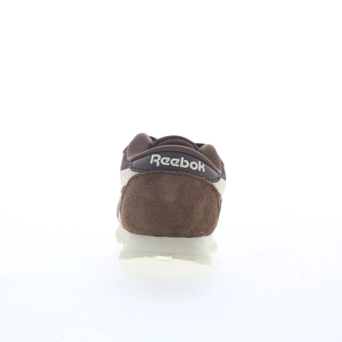 Reebok CL Nylon Toddler Brown Suede Lace Up Lifestyle Sneakers Shoes
