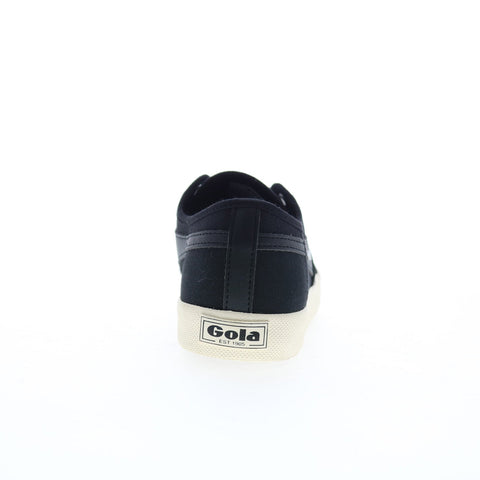 Gola Coaster CLA174 Womens Black Canvas Lace Up Lifestyle Sneakers Shoes