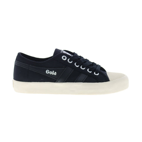 Gola Coaster CLA174 Womens Black Canvas Lace Up Lifestyle Sneakers Shoes
