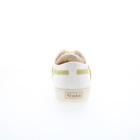 Gola Coaster CLA174 Womens Beige Canvas Lace Up Lifestyle Sneakers Shoes
