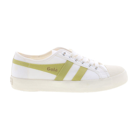 Gola Coaster CLA174 Womens Beige Canvas Lace Up Lifestyle Sneakers Shoes
