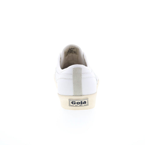 Gola Coaster Leather CLA309 Womens White Canvas Lifestyle Sneakers Shoes