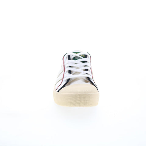 Gola Lawn Sports CLA314 Womens White Canvas Lace Up Lifestyle Sneakers Shoes