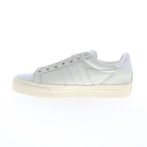 Gola Orchid II Shimmer CLA337 Womens White Leather Lifestyle Sneakers Shoes